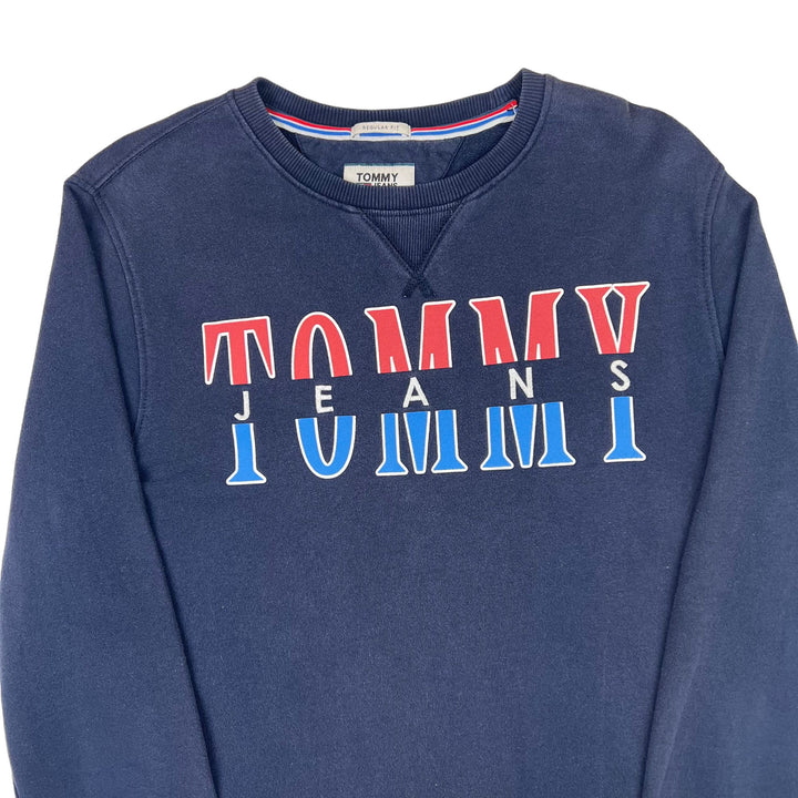 Tommy Hilfiger Spell Out Sweatshirt Navy