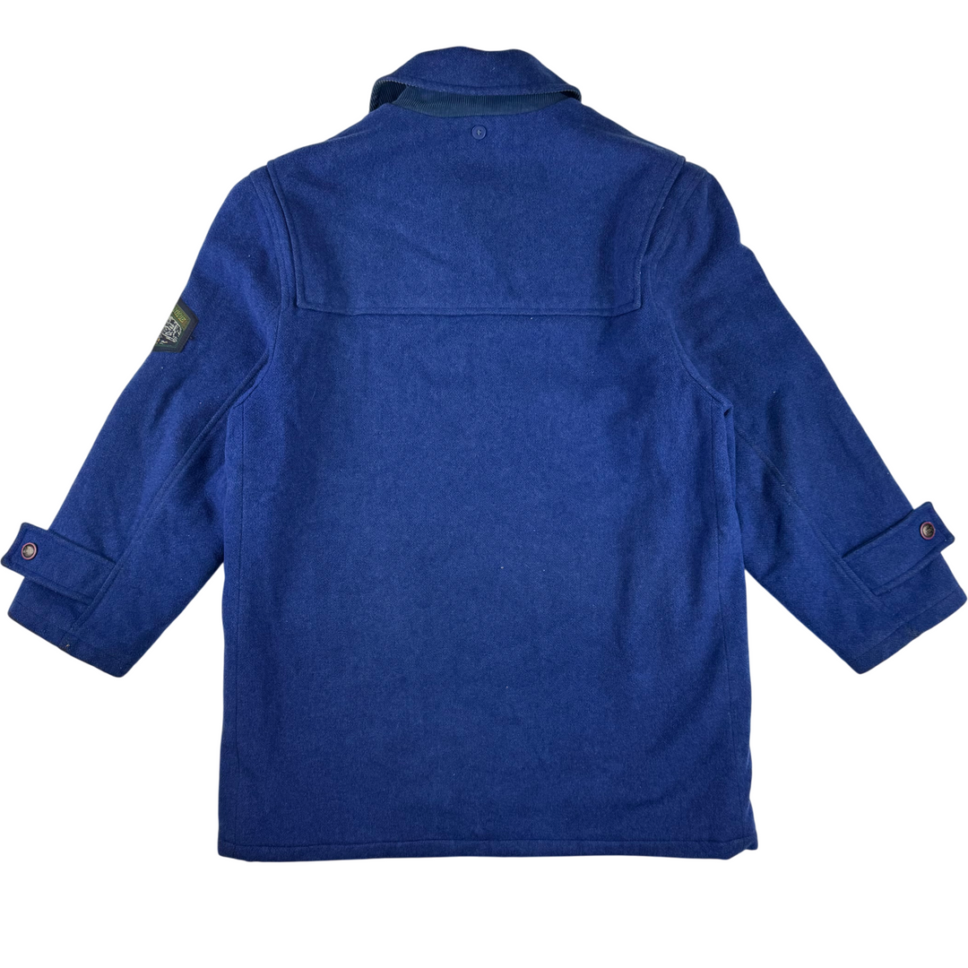 Vintage Gimel Full-Zip Wool Barn Coat Jacket Blue