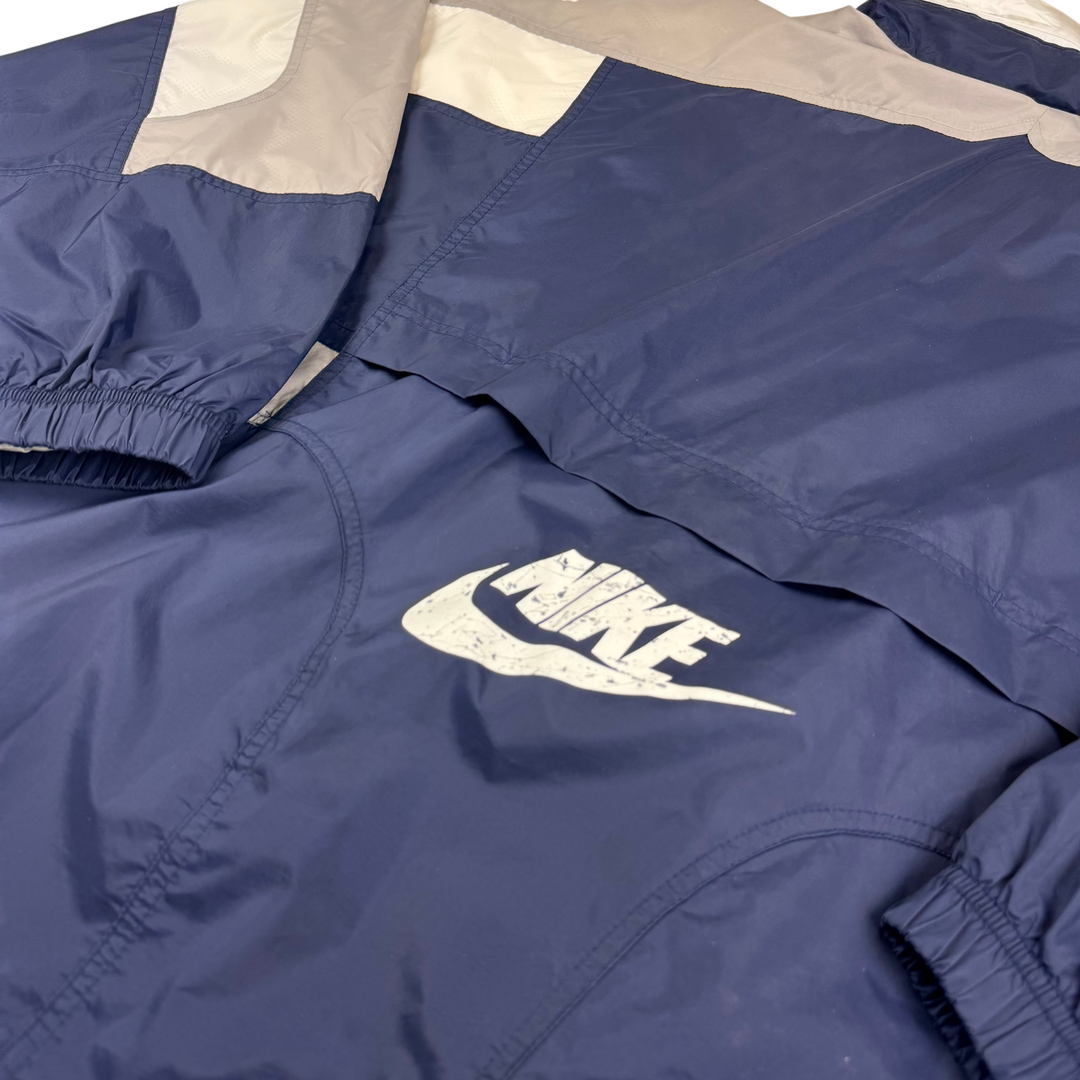 Vintage Nike 90's Premier Full-Zip Track Jacket Navy