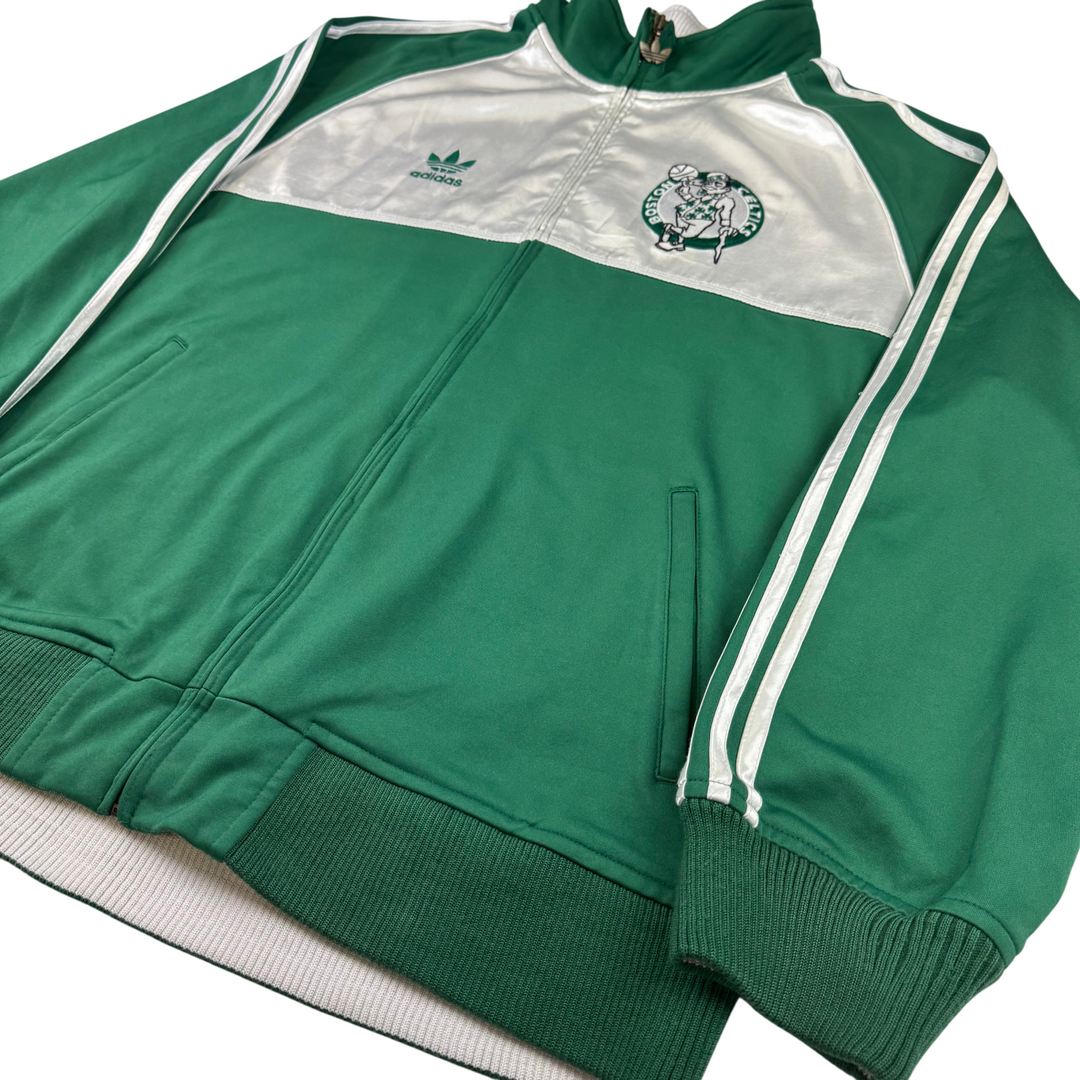 Adidas Boston Celtics NBA Championship 2008 Banner Warmup Jacket Green Rare