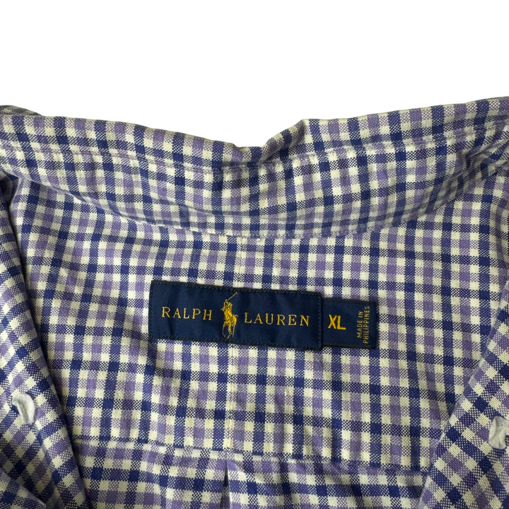 Ralph Lauren Check Long Sleeve Shirt Blue