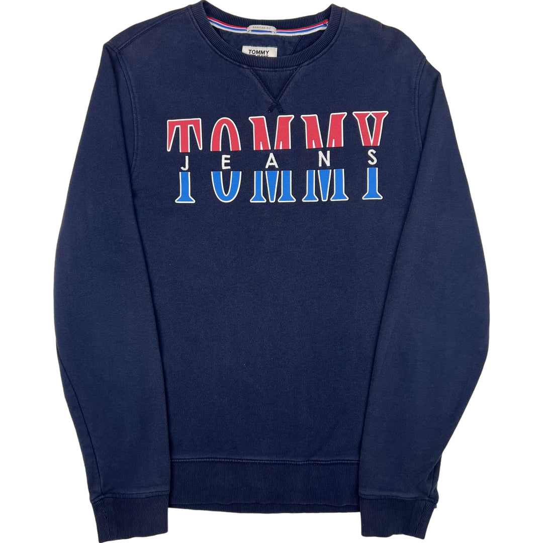 Tommy Hilfiger Spell Out Sweatshirt Navy