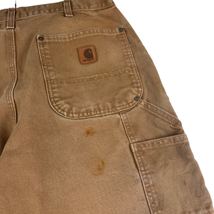 Carhartt Double Knee Carpenter Workwear Trousers Brown