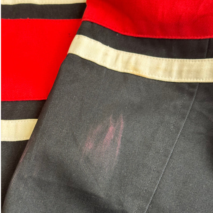 Vintage Harley-Davidson Checkered Flag Sports Racing Jacket Black