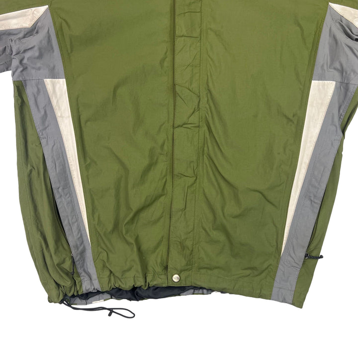 The North Face Hooded Hyvent Jacket Green Grey