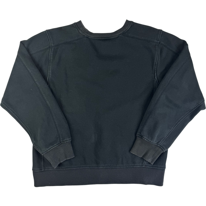 Nike Swoosh Embroidered Crewneck Sweatshirt Black