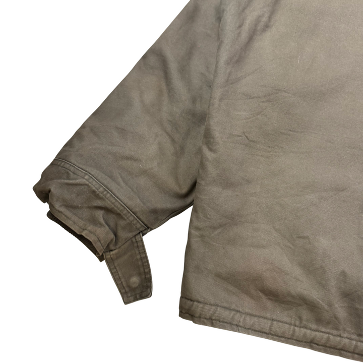 Dickies Sherpa Lined Full-Zip Workwear Jacket Khaki Green