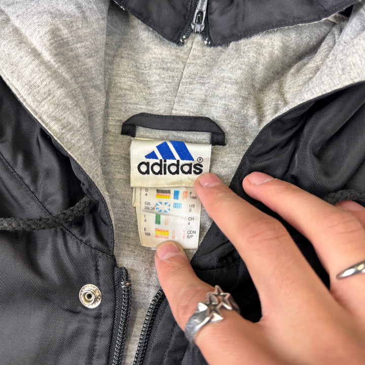 Adidas 90's Full-Zip Hooded Jacket Black
