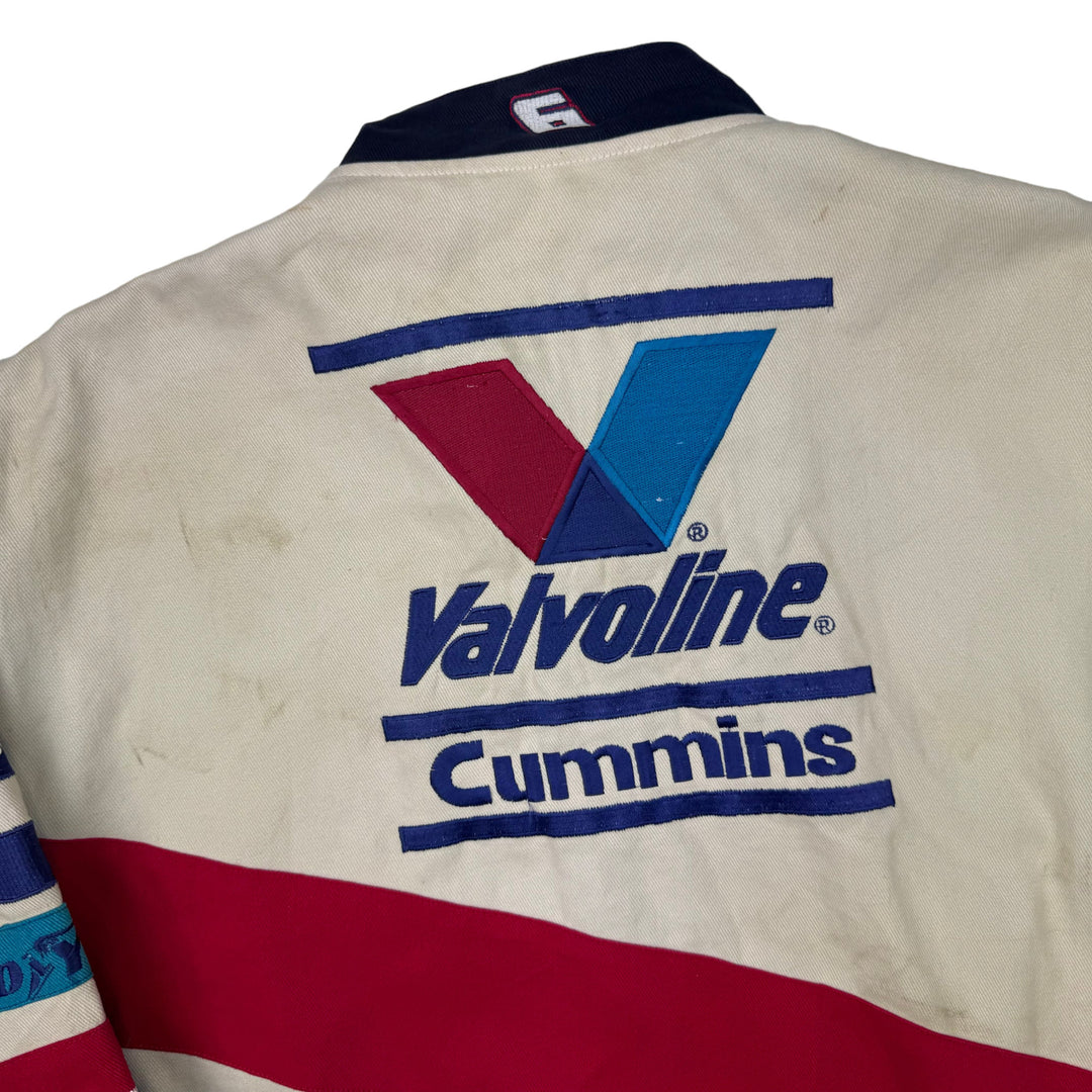 Vintage Jeff Hamilton NASCAR Racing Valvoline Cummins Jacket Rare