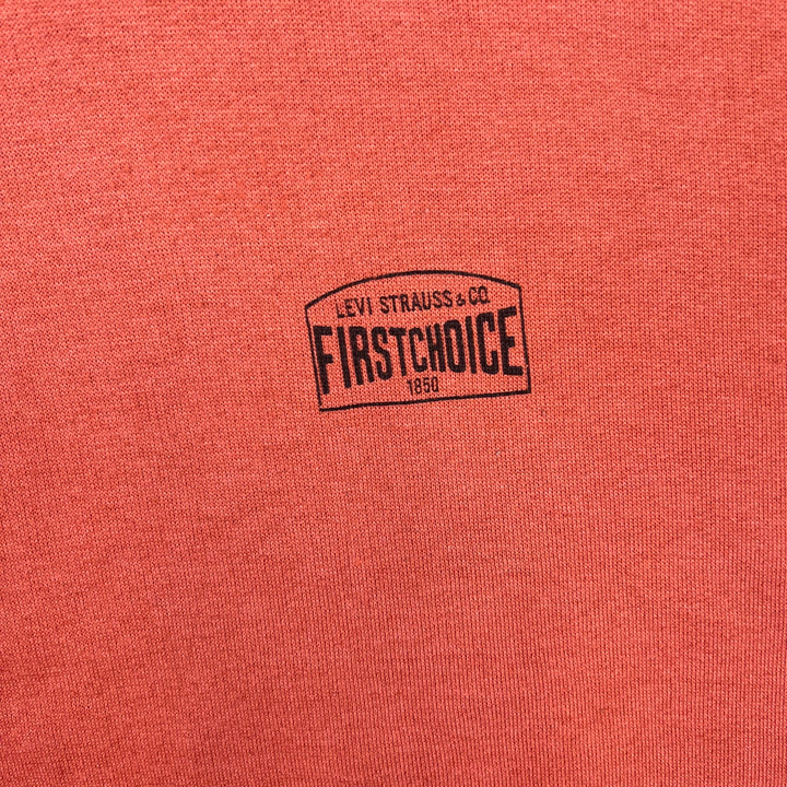 Vintage 90's Levi's First Choice Heavyweight Sweatshirt Orange/Red
