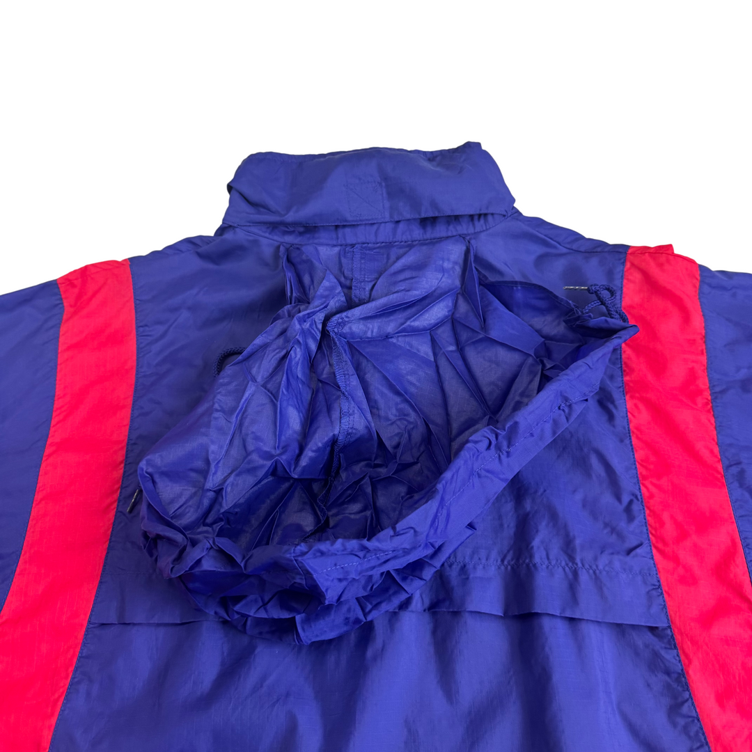 Vintage Nike 90's Full-Zip Track Jacket Blue Red