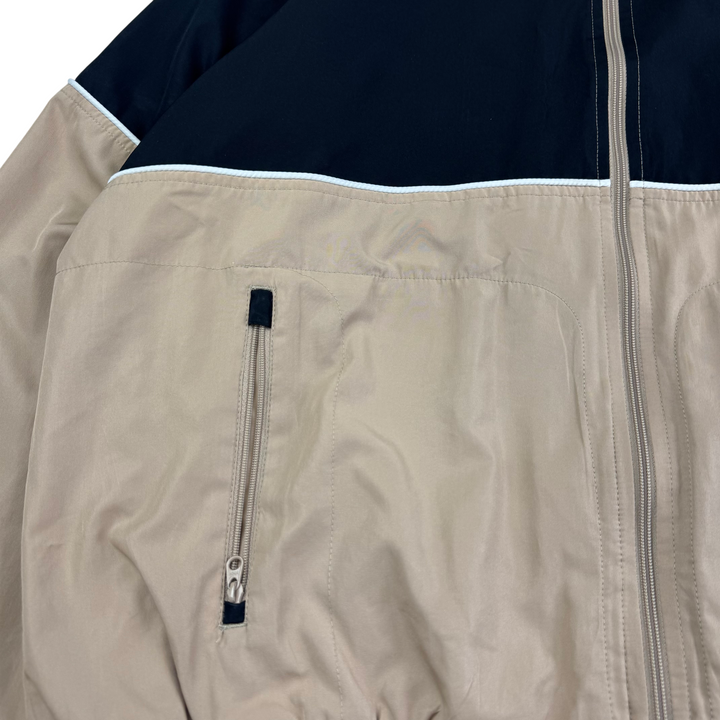 Nike 00's Full-Zip Hooded Track Jacket Beige
