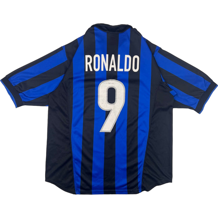 Nike Inter Milan 1998-1999 "Ronaldo 9" Football Home Shirt Blue Black