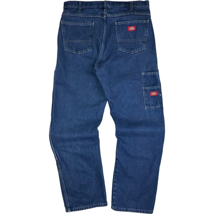 Dickies Double Knee Carpenter Denim Workwear Jeans Blue