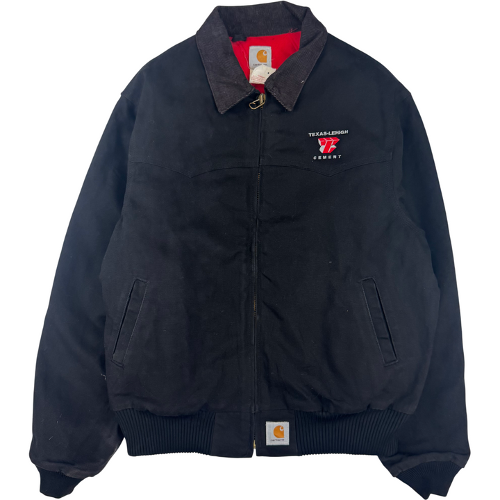 Vintage Carhartt Sante Fe Workwear Quilted Jacket J13 BLK