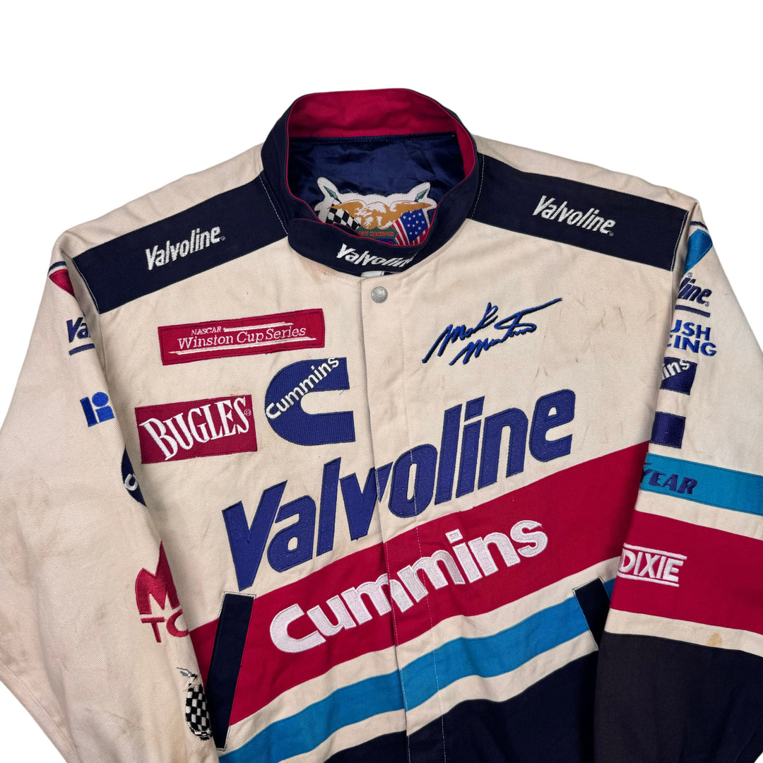 Vintage Jeff Hamilton NASCAR Racing Valvoline Cummins Jacket Rare