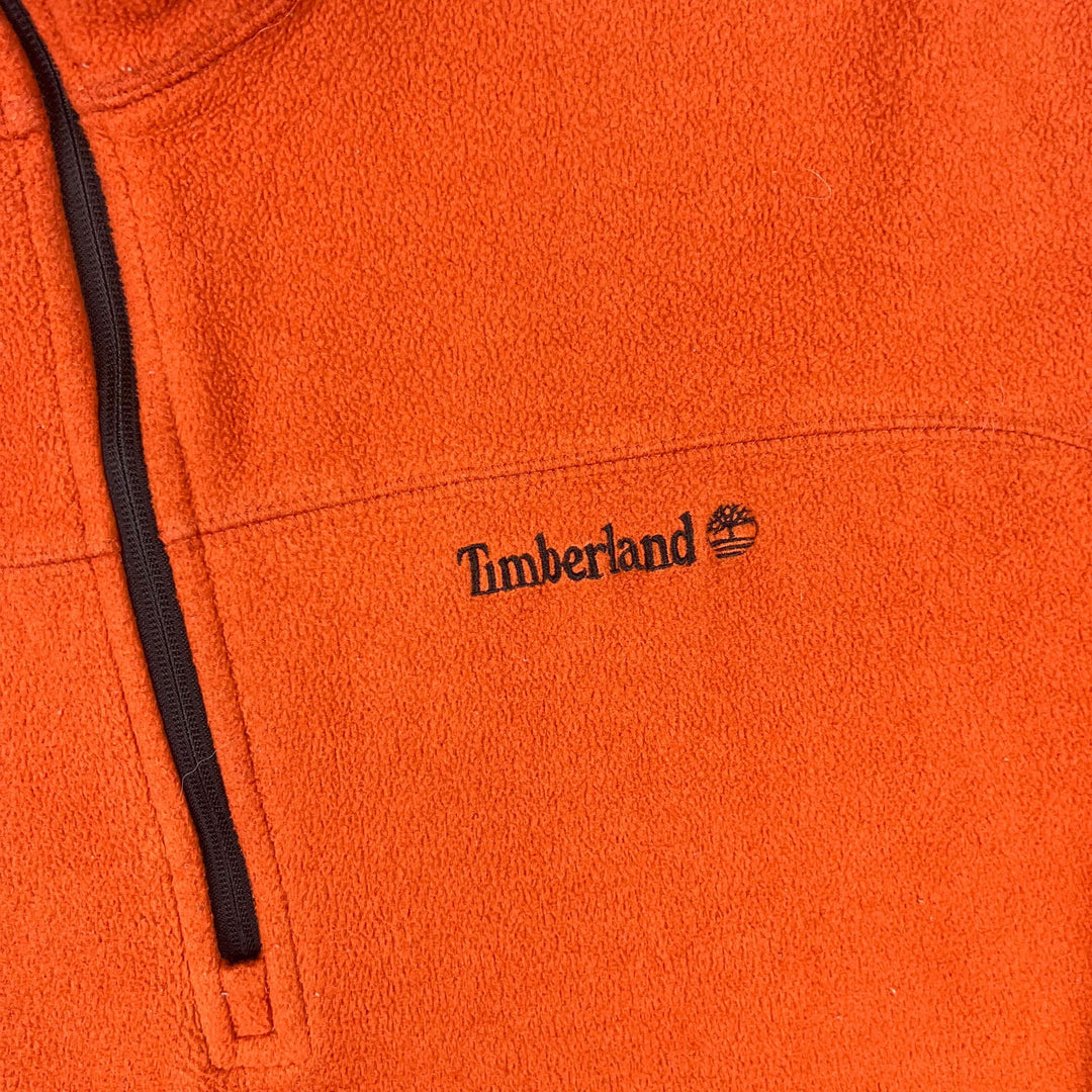Timberland Quarter-Zip Fleece Orange