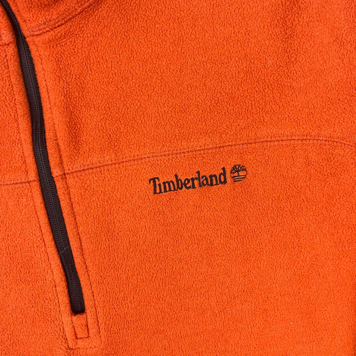 Timberland Quarter-Zip Fleece Orange