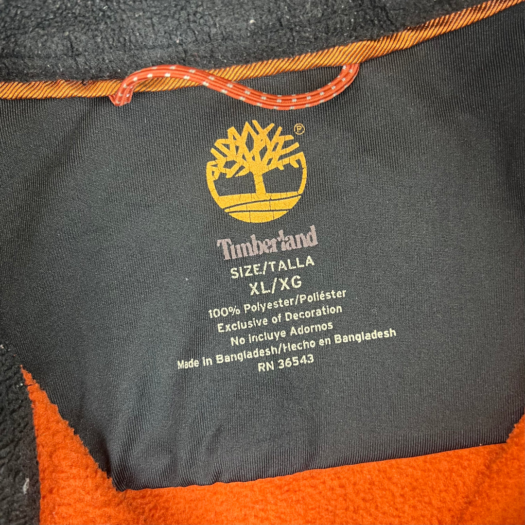 Timberland Quarter-Zip Fleece Orange