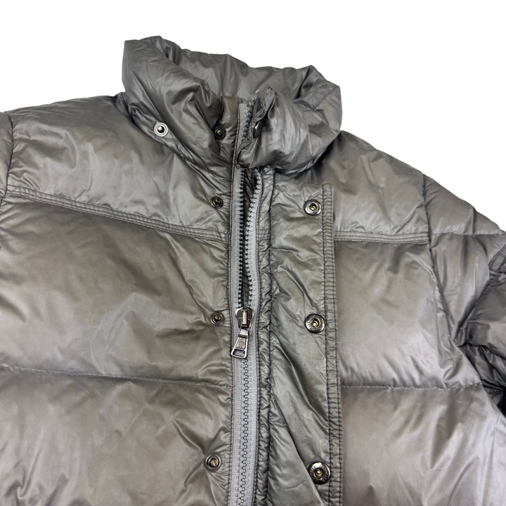 Moncler Quilted Down Puffer Jacket Grey Kids Aged 8