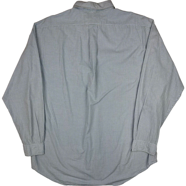 Ralph Lauren Long Sleeve Shirt Blue Green White