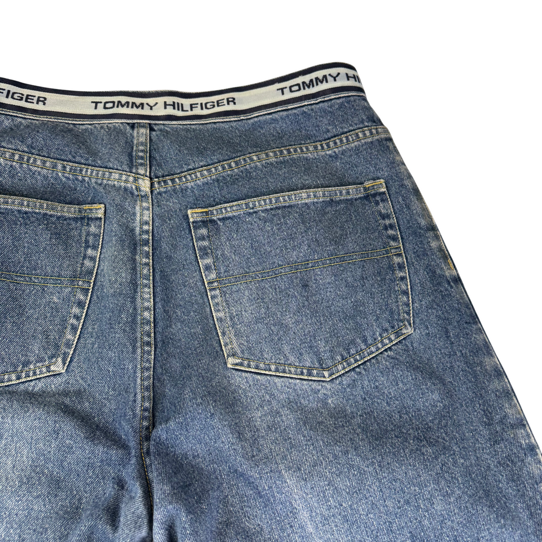 Tommy Hilfiger 90's Wide Leg Denim Jeans Blue