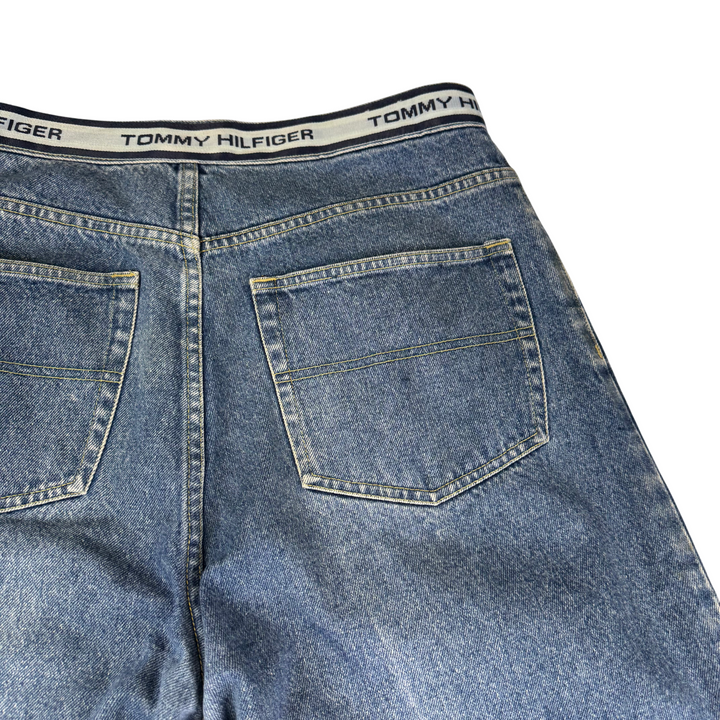 Tommy Hilfiger 90's Wide Leg Denim Jeans Blue