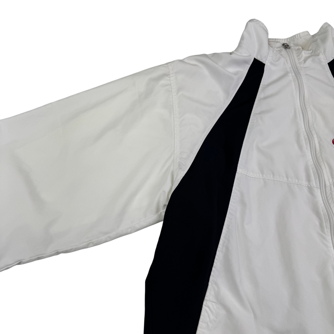 Nike 00's Full-Zip Track Jacket White Black Red
