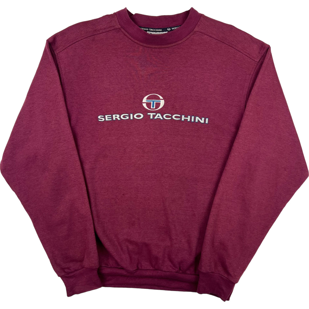 Sergio Tacchini Embroidered Logo Sweatshirt Maroon