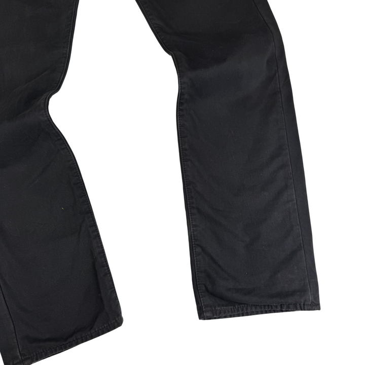 Levi's 513 Straight Leg Denim Jeans Black Corduoroy