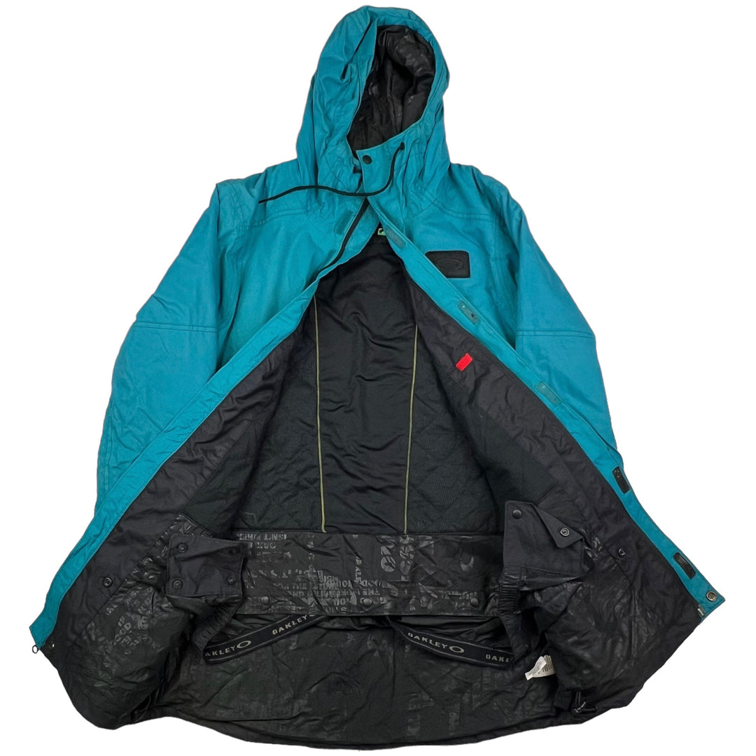 Oakley Biozone Insulated Ski Jacket Two Tone Blue Black