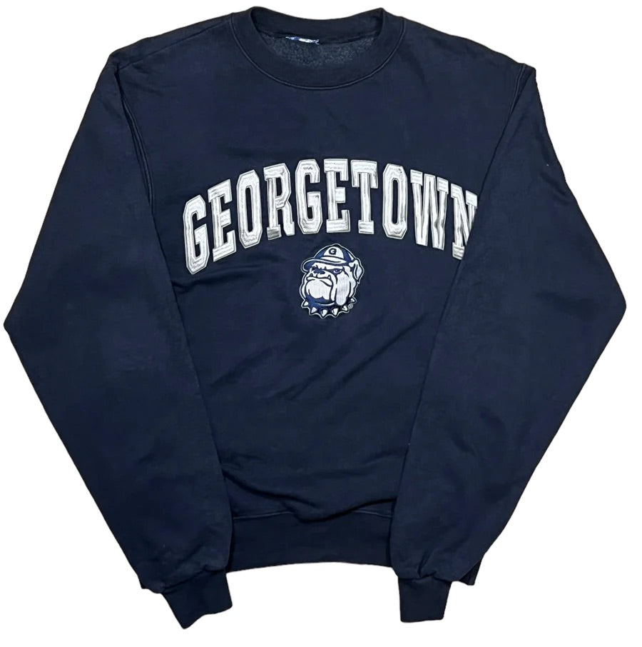 Georgetown Navy Spellout Sweatshirt