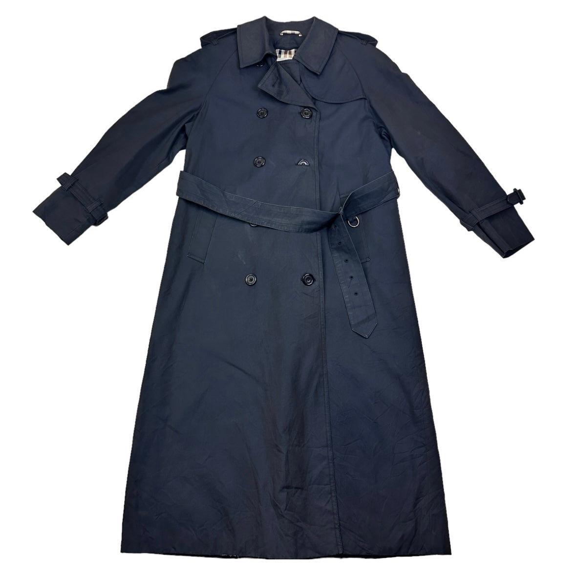 Aquascutum Navy Trench Coat Bring It Back