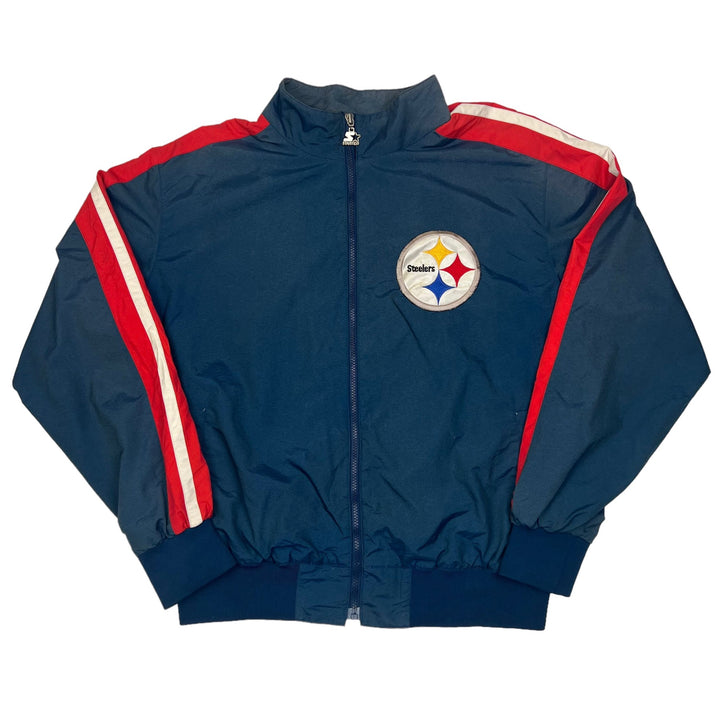 Steelers Panneled Blue Starter Track Jacket