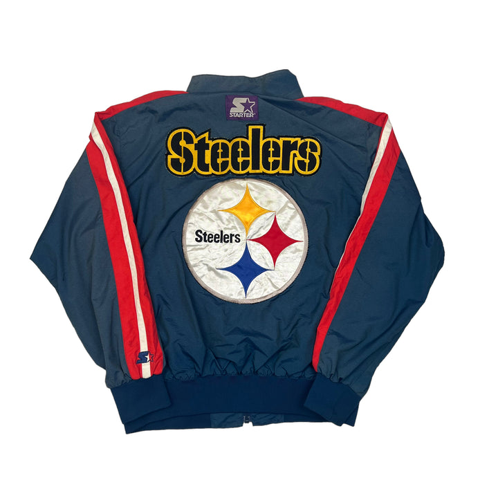 Steelers Panneled Blue Starter Track Jacket