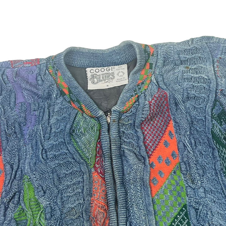 Coogi Zip Up Knitted Jacket