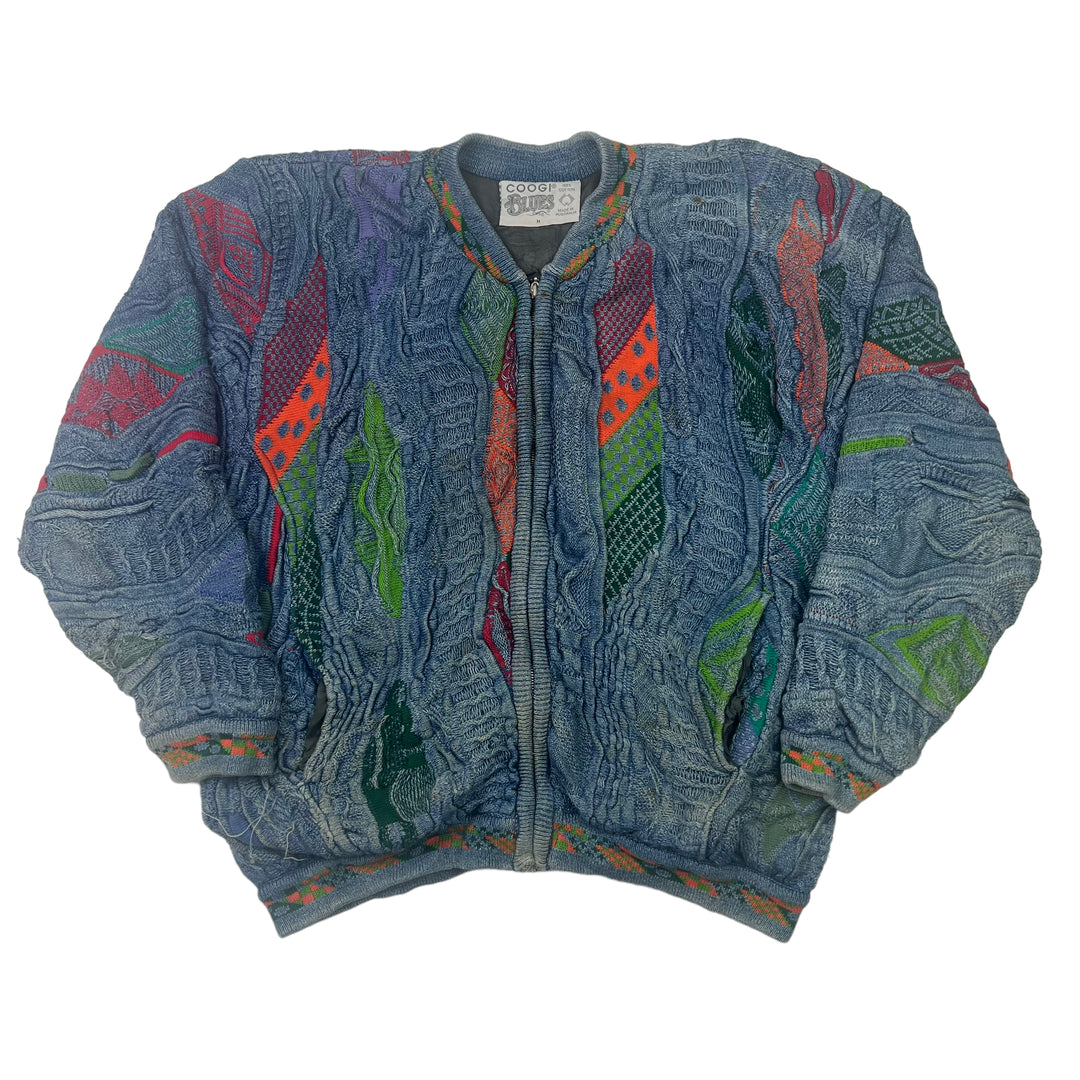 Coogi Zip Up Knitted Jacket