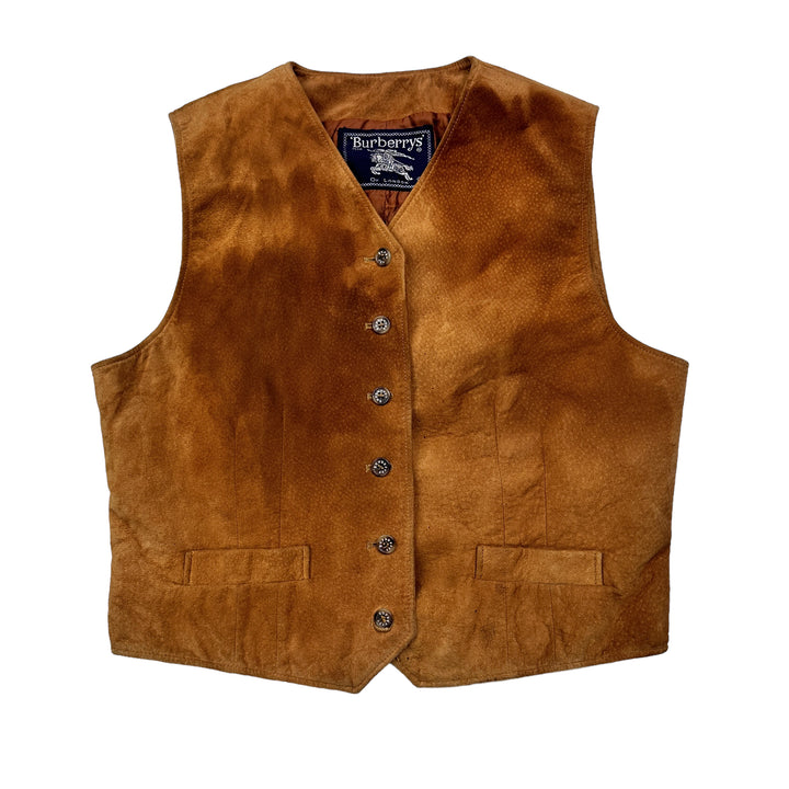 Burberry Suede Leather Vest