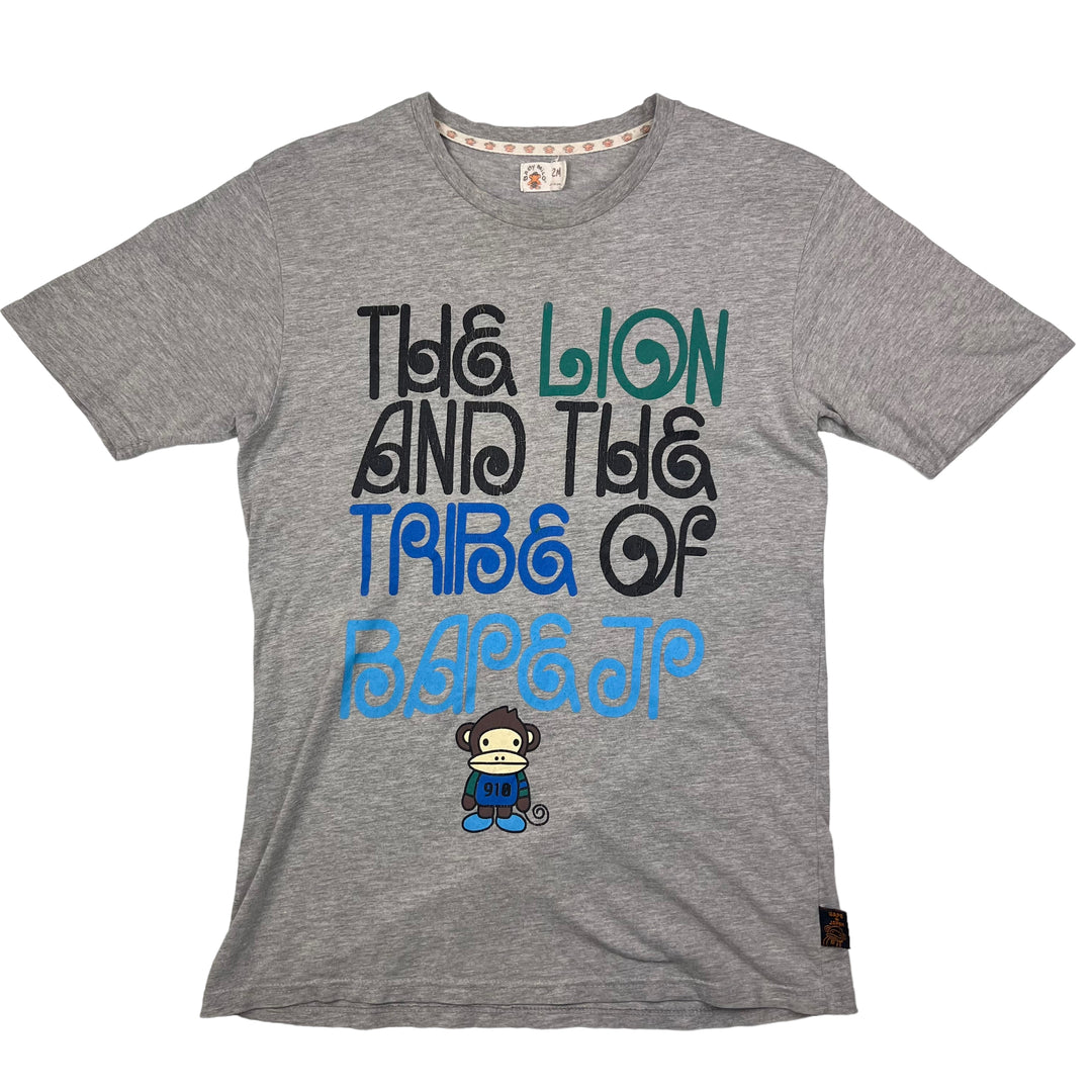 Bape The Tribe of Bape Grey Graphic T-shirt