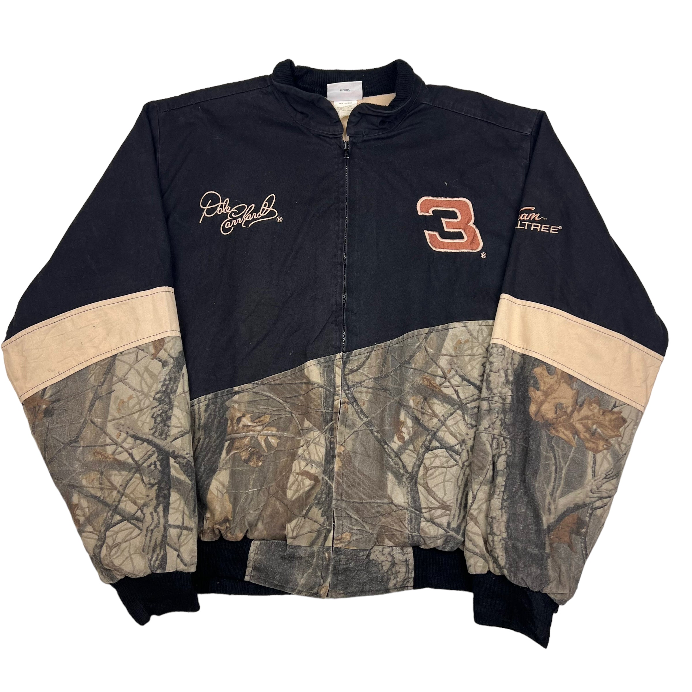 NASCAR Black Team Real Tree Racing Jacket Bring It Back