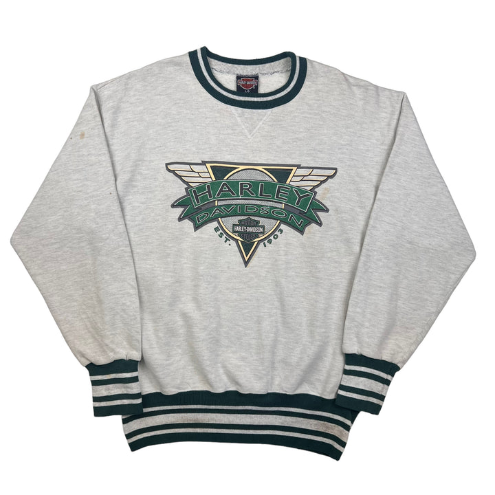 Harley Davidson Grey Green Sweatshirt