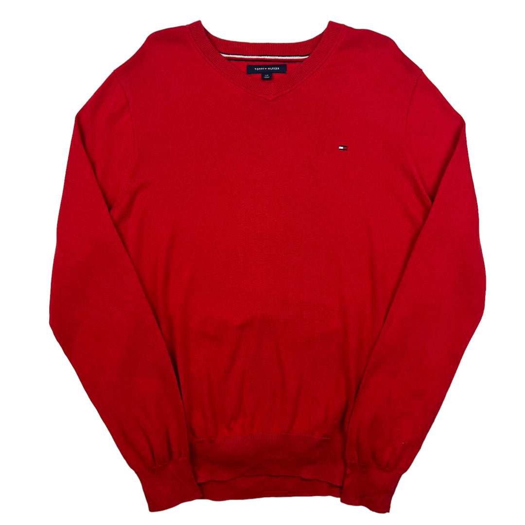 Tommy Hilfiger Red Knitted Jumper