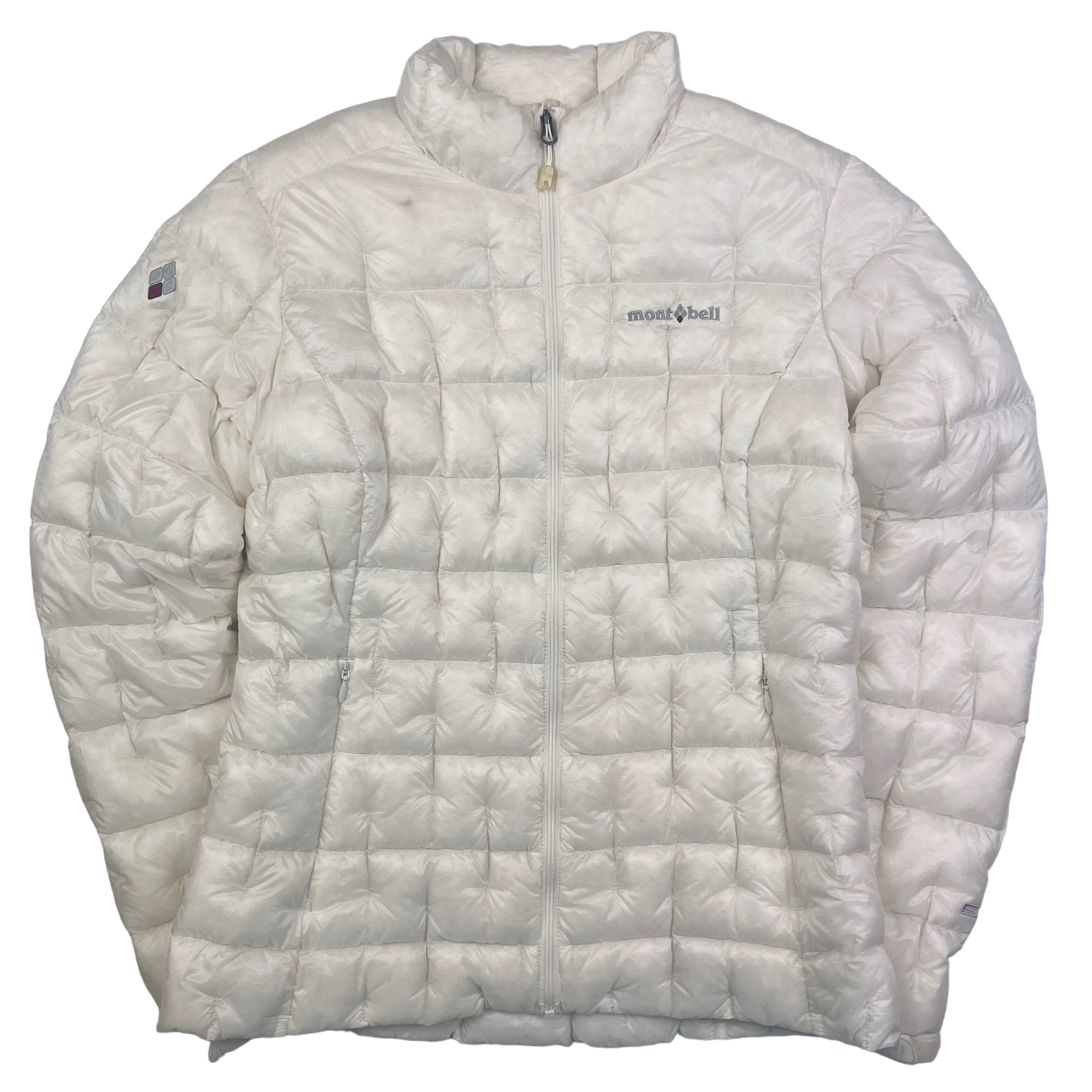 Montbell White Quilted Puffer Jacket Bring It Back
