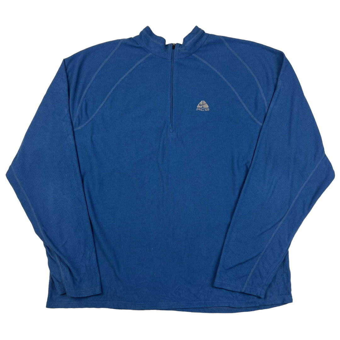 Nike ACG Blue Quarter Zip Therma Fleece