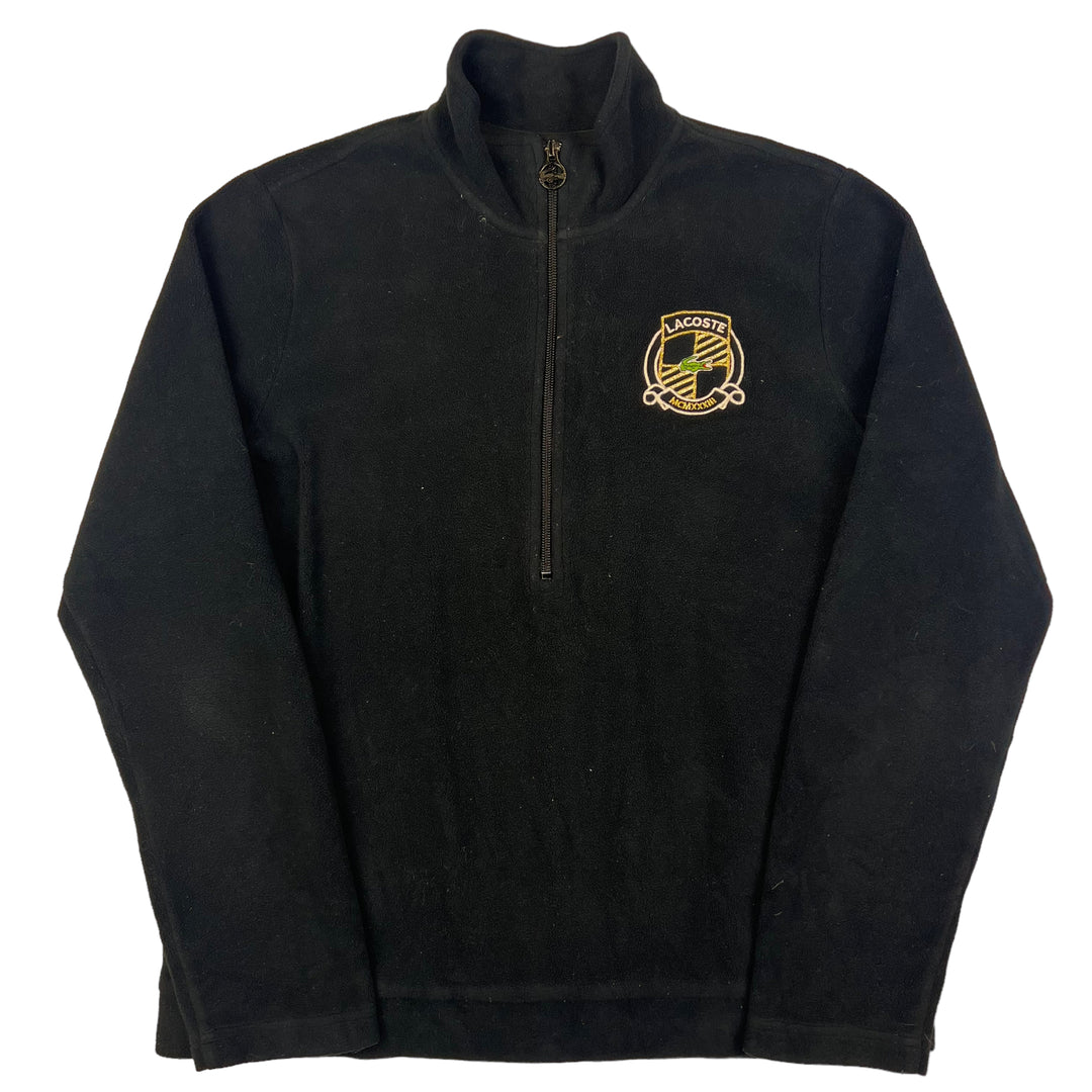 Lacoste Black Quarter Zip Fleece