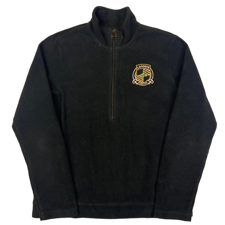 Lacoste Black Quarter Zip Fleece