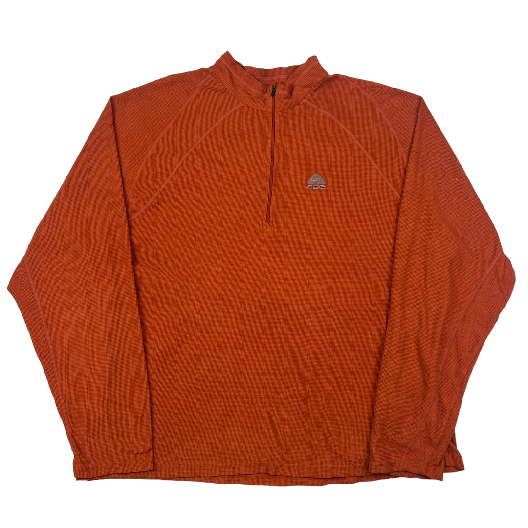 Nike ACG Orange Quarter Zip Fleece