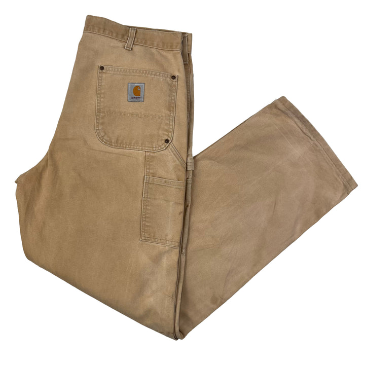 Carhartt Double Knee Workwear Trousers Beige