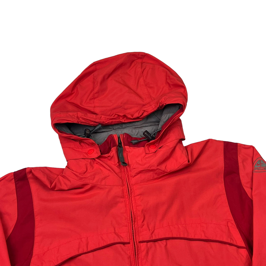 Nike ACG Red Hooded Outerwear Jacket