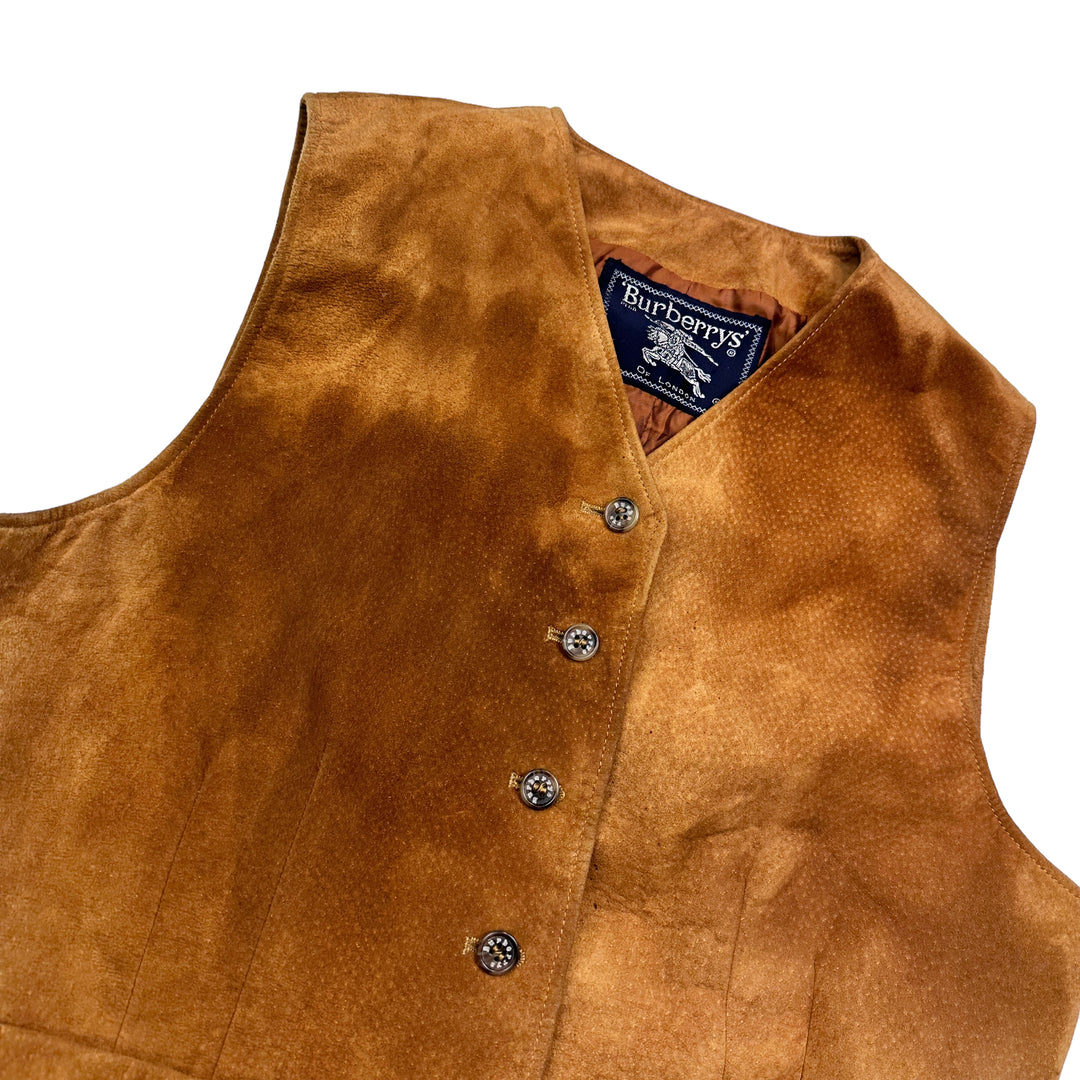 Burberry Suede Leather Vest